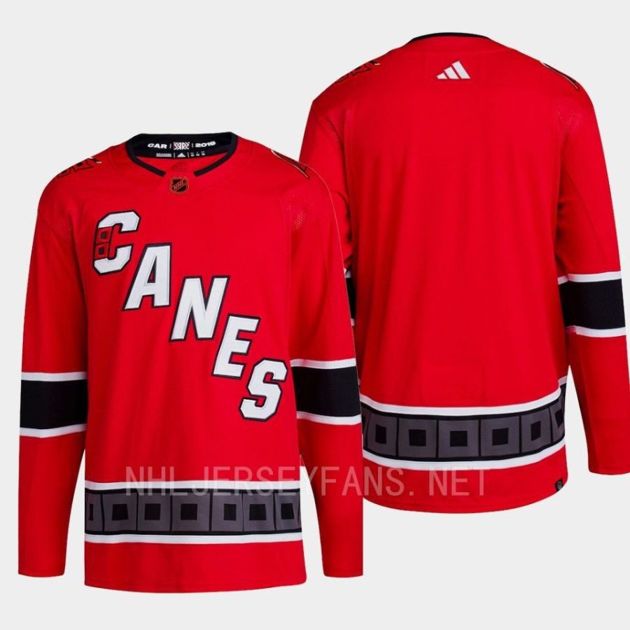 2022 hurricanes red reverse retro 2.0 authentic primegreen jersey