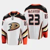 anaheim ducks mason mctavish away breakaway player jersey white