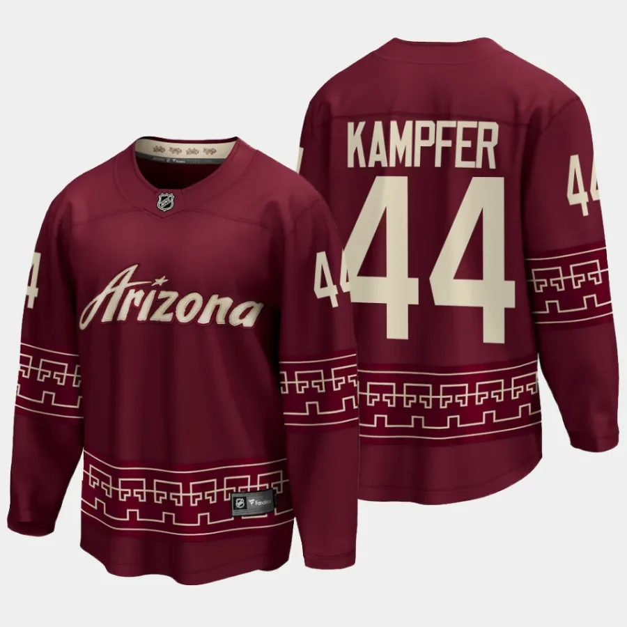 arizona coyotes steven kampfer alternate 2022 23 breakaway player jersey red