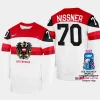 australia hockey benjamin nissner 2023 iihf world championship home jersey white