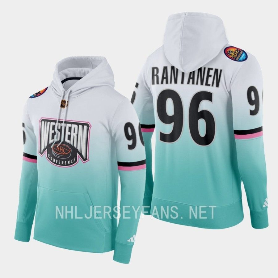 avalanche mikko rantanen white 2023 nhl all star color crash hoodie