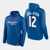 avalanche ryan johansen blue authentic pro pullover hoodie