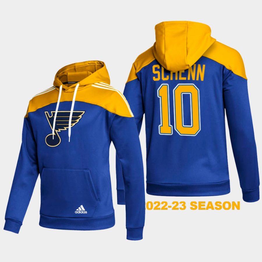 blues brayden schenn blue 2022 23stylish aeroready pullover hoodie