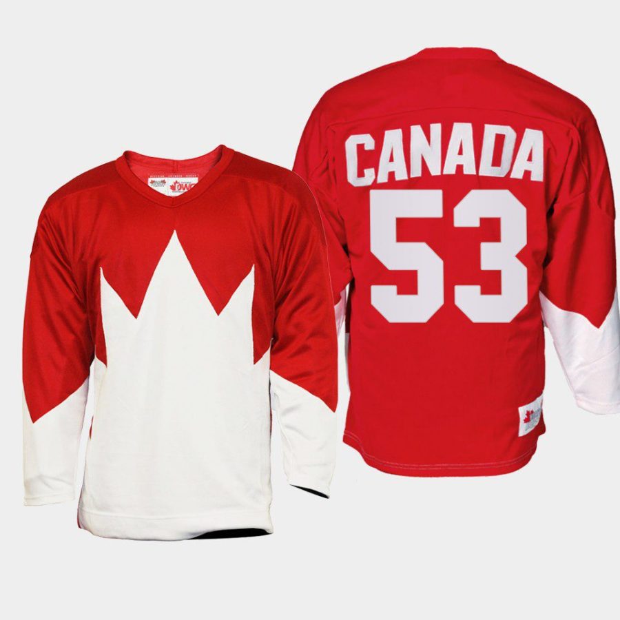 bo horvat canada red summit series replica jersey