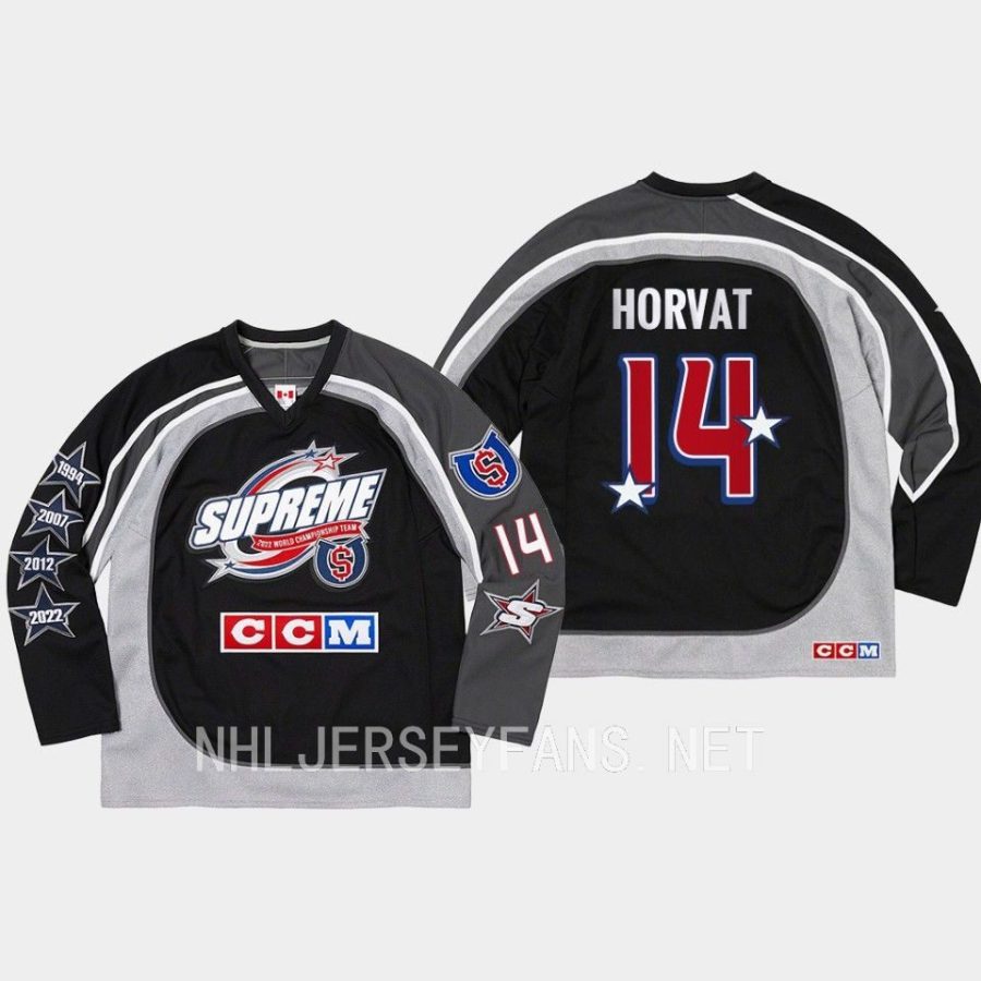 bo horvat islanders black 2023 all stars supreme ccm hockey jersey