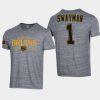 bruins jeremy swayman gray tri blend champion t shirt