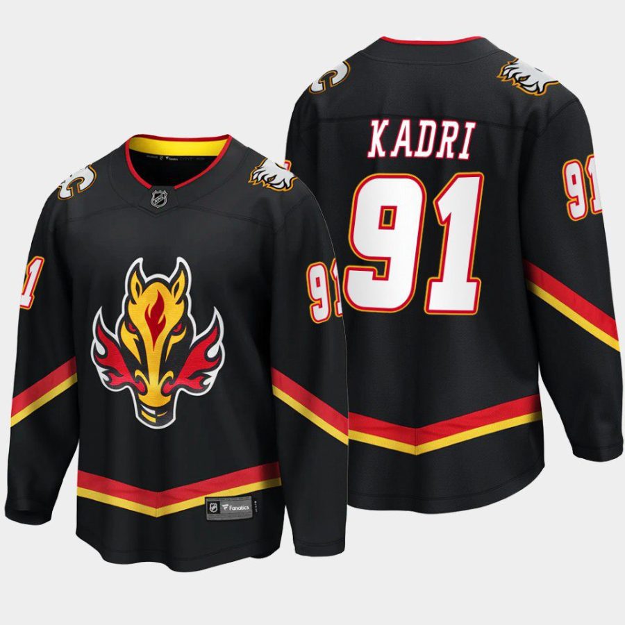 calgary flames nazem kadri alternate breakaway player jersey red