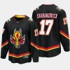 calgary flames yegor sharangovich alternate breakaway player jersey black