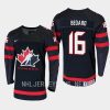 canada connor bedard 2023 iihf world junior champions jersey black