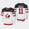 canada dylan guenther 2023 iihf world junior championship jersey white