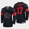 canada hockey adam lowry 2022 iihf world championship replica jersey black