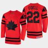 canada hockey eric odell 2022 iihf world championship away jersey red