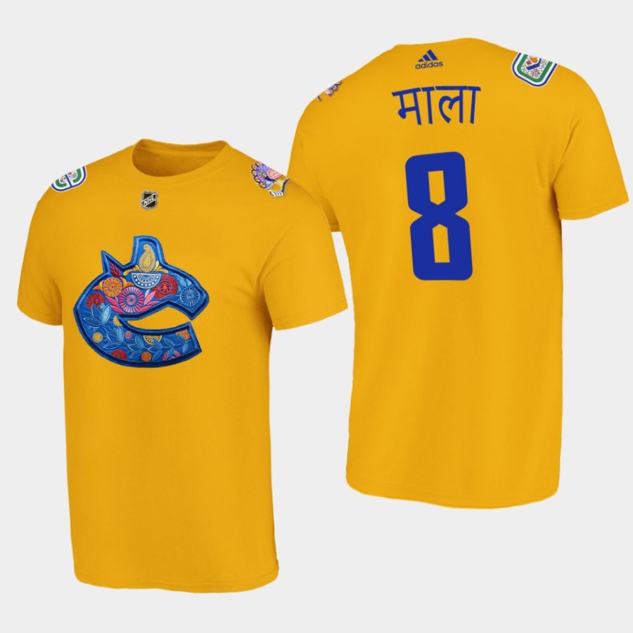 canucks conor garland yellow diwali night limited t shirt