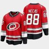 carolina hurricanes martin necas 25th anniversary premier jersey red