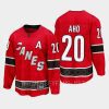 carolina hurricanes sebastian aho special edition 2.0 2022 breakaway retro jersey red