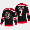 chris chelios blackhawks white away authentic pro primegreen jersey