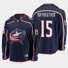 columbus blue jackets gavin bayreuther home breakaway player jersey navy