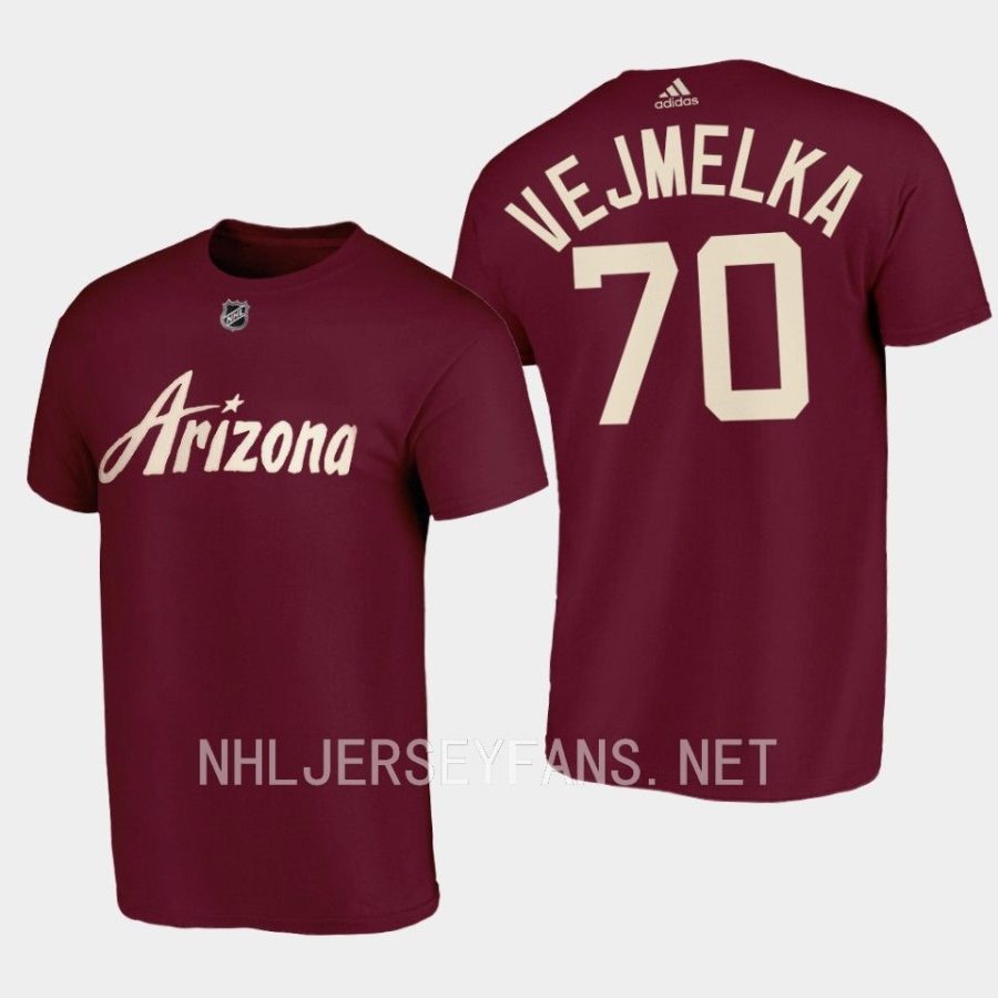 coyotes karel vejmelka garnetthird 2022 23desert night alternate t shirt