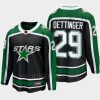 dallas stars jake oettinger special edition 2.0 2022 breakaway player retro jersey black