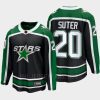 dallas stars ryan suter special edition 2.0 2022 breakaway player retro jersey black