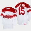 denmark hockey matias lassen 2022 iihf world championship home jersey white