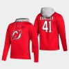 devils vitek vanecek red skate lace up hoodie