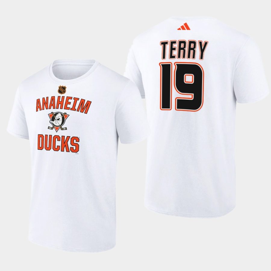 ducks troy terry whitewheelhouse 2022 23reverse retro 2.0 t shirt