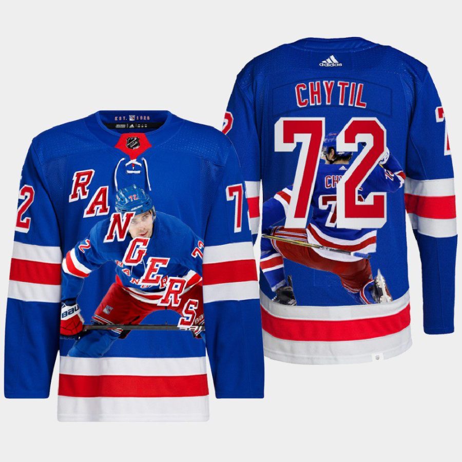 filip chytil rangers royal stars of 2022 playoff jersey