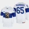 finland hockey sakari manninen 2022 iihf world championship home jersey white