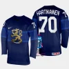 finland hockey teemu hartikainen 2023 iihf world championship men away jersey navy