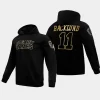 flames mikael backlund black gold pullover hoodie