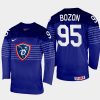 france hockey kevin bozon 2022 iihf world championship away jersey navy