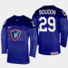 france hockey louis boudon 2022 iihf world championship away jersey navy