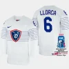 france hockey vincent llorca 2023 iihf world championship men home jersey white