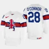 great britain ben oconnor 2024 ice hockey world championship top level jersey white