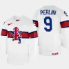 great britain brett perlini 2024 ice hockey world championship top level jersey white