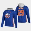 islanders brock nelson blue skate lace up hoodie