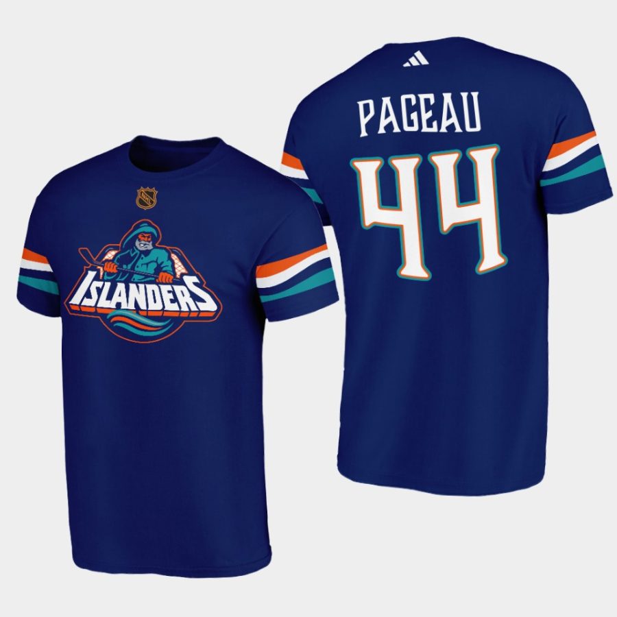 islanders jean gabriel pageau navy reverse retro 2.0 special edition t shirt