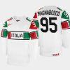 italy hockey marco magnabosco 2022 iihf world championship home jersey white