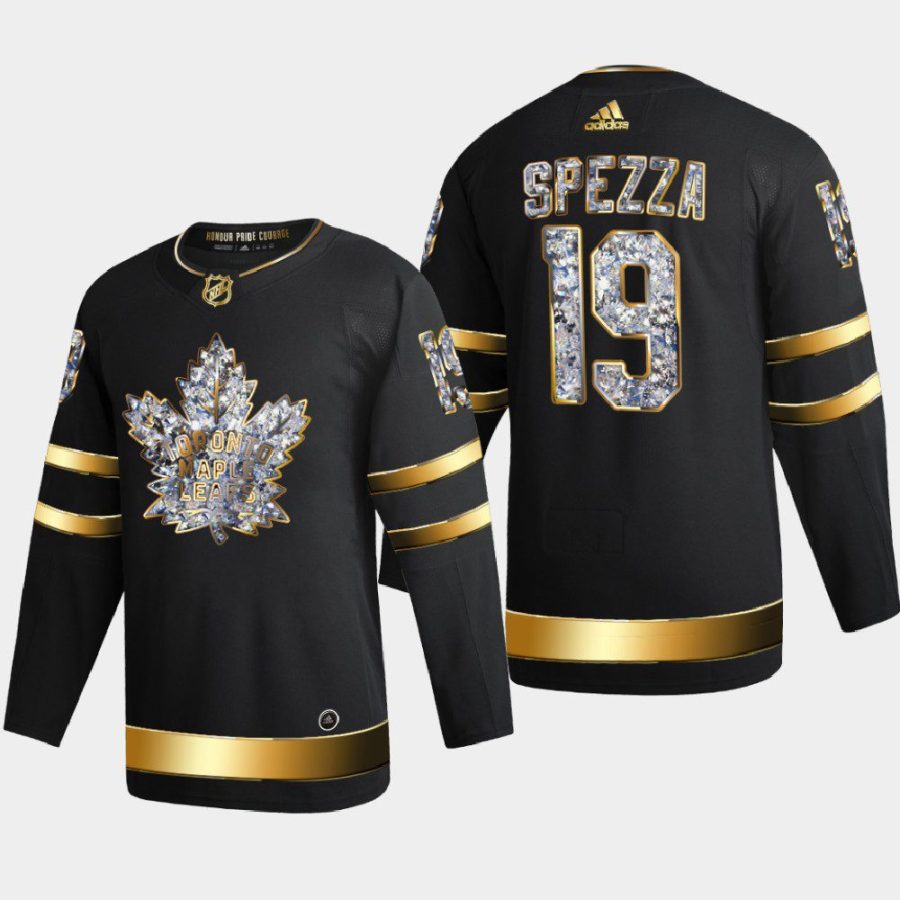 jason spezza maple leafs black 2022 stanley cup playoffs diamond edition authentic jersey