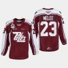 jonathan melee peterborough petes maroon 2023 ohl champions memorial cup jersey