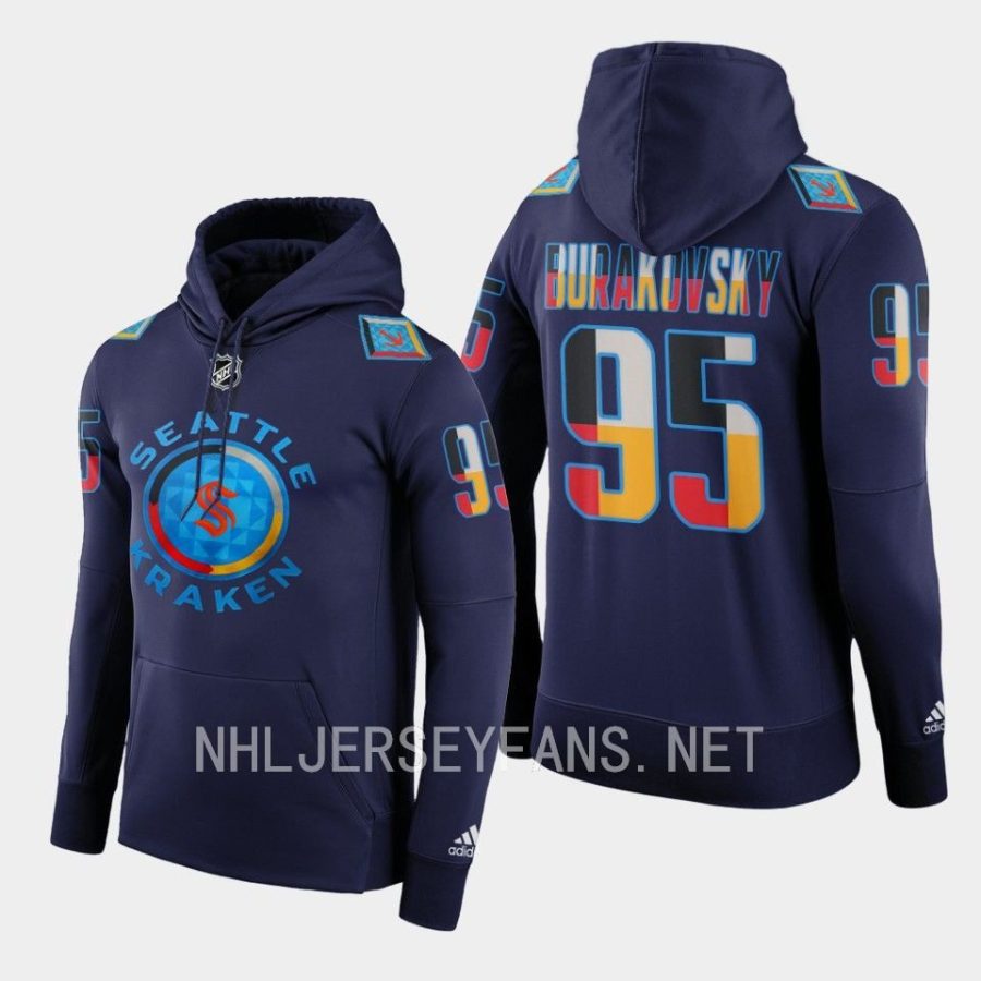 kraken andre burakovsky navy 2022indigenous people night special hoodie