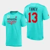 kraken brandon tanev light blue authentic pro tech 2024 winter classic t shirt