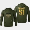 kraken shane wright olive 2022 salute to service levelwear pullover hoodie