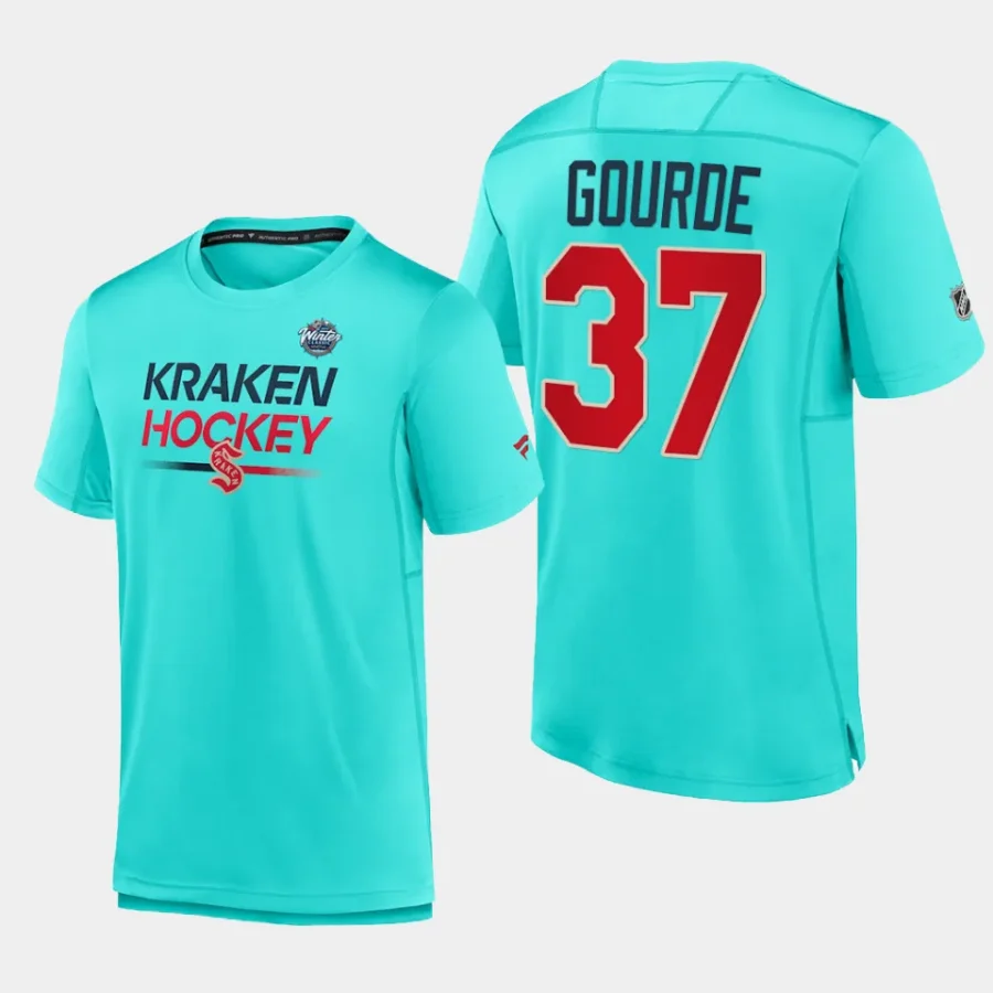 kraken yanni gourde light blue 2024 nhl winter classic authentic pro tech t shirt