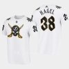 lightning brandon hagel white gasparilla inspired skull logo t shirt