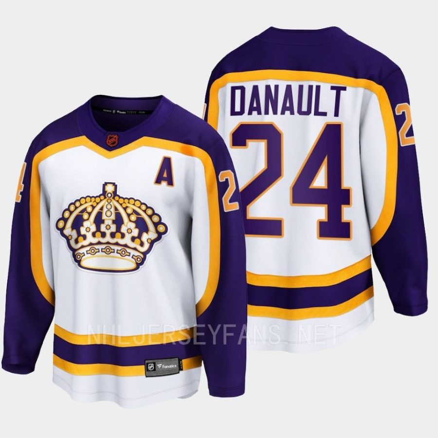 los angeles kings phillip danault special edition 2.0 2022 breakaway retro jersey white