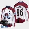 men avalanche mikko rantanen free hat 2022 stanley cup champions white jersey