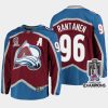 men avalanche mikko rantanen home 2022 stanley cup champions burgundy jersey