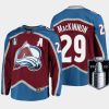 men avalanche nathan mackinnon home 2022 stanley cup finals burgundy jersey